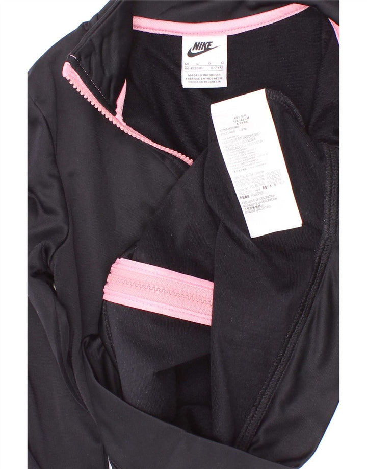 Κοριτσίστικη φόρμα Nike Top Jacket 6-7 ετών Μεγάλο μαύρο πολυεστέρα