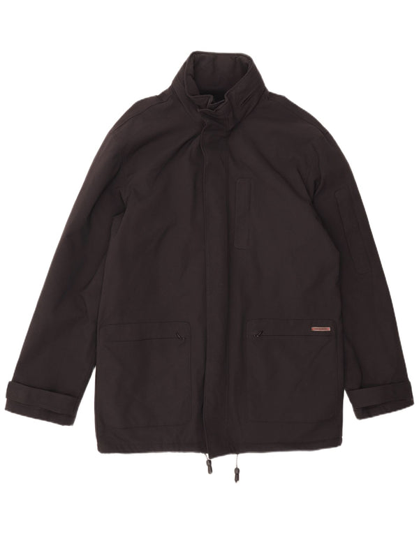 Ανδρικό τζάκετ με κουκούλα Gianfranco Ferre UK 38 Medium Black Nylon