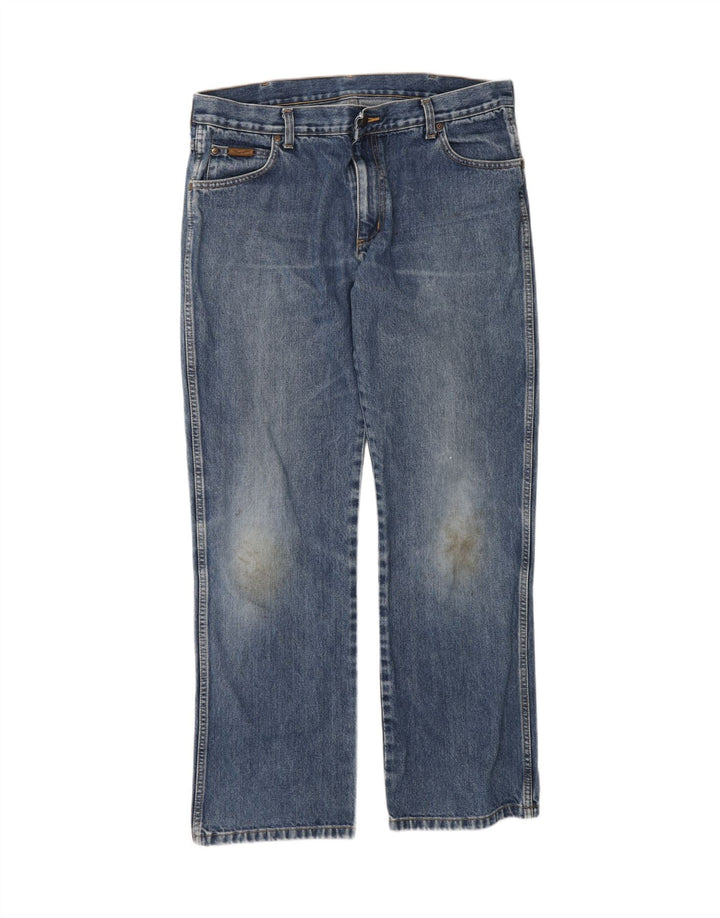 WRANGLER Mens Bootcut Jeans W36 L31 Blue Cotton Vintage Wrangler and Second-Hand Wrangler from Messina Hembry 