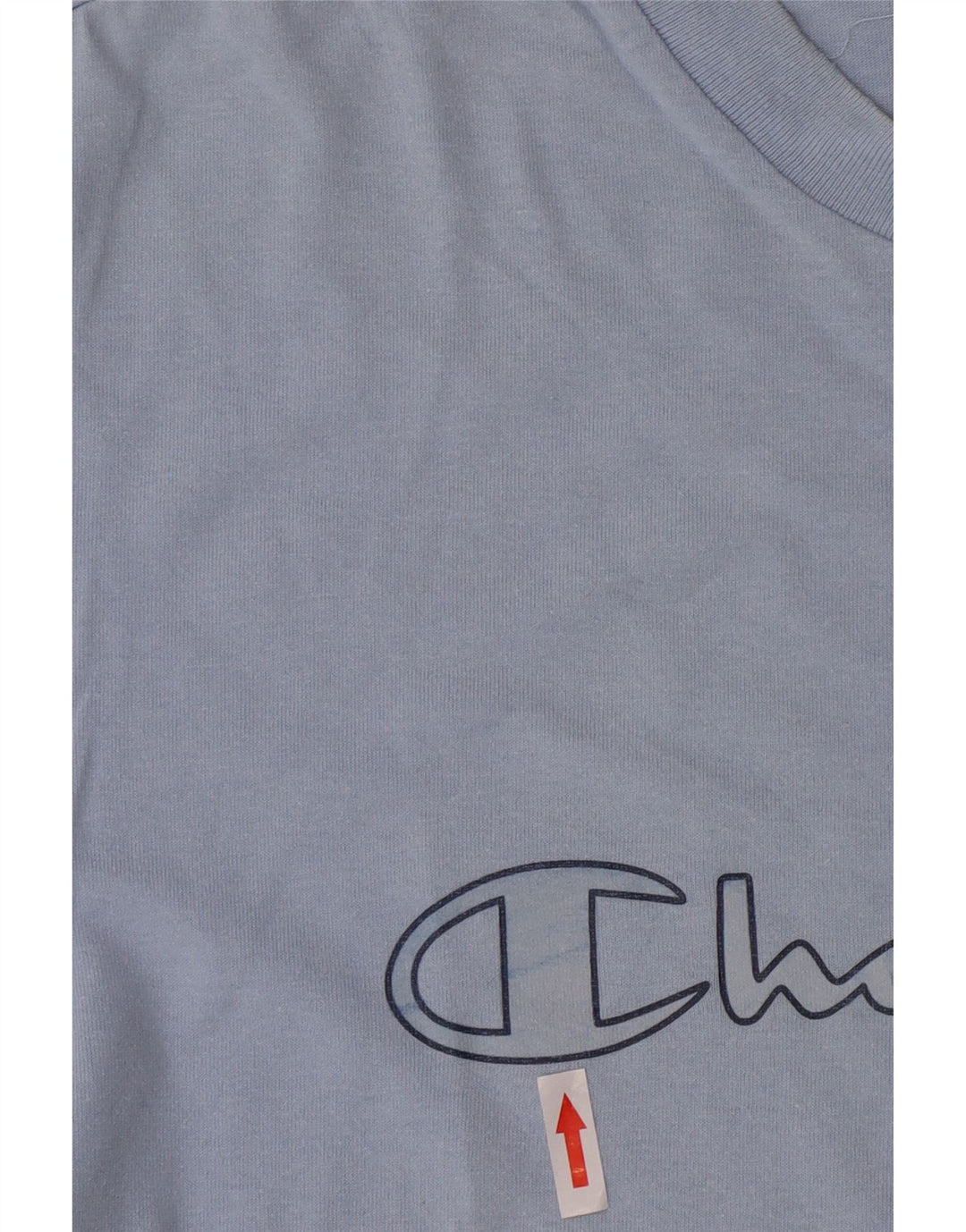 Champion Ανδρικό γραφικό T-Shirt Top μεγάλο μπλε βαμβακερό