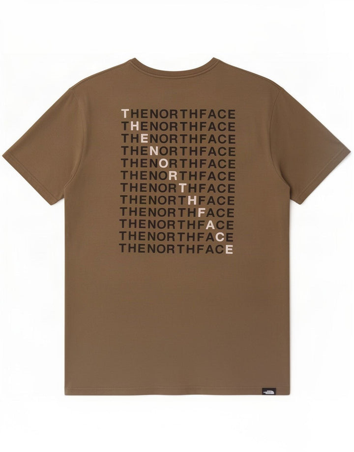Ανδρικό γραφικό T-Shirt North Face Top Medium Khaki