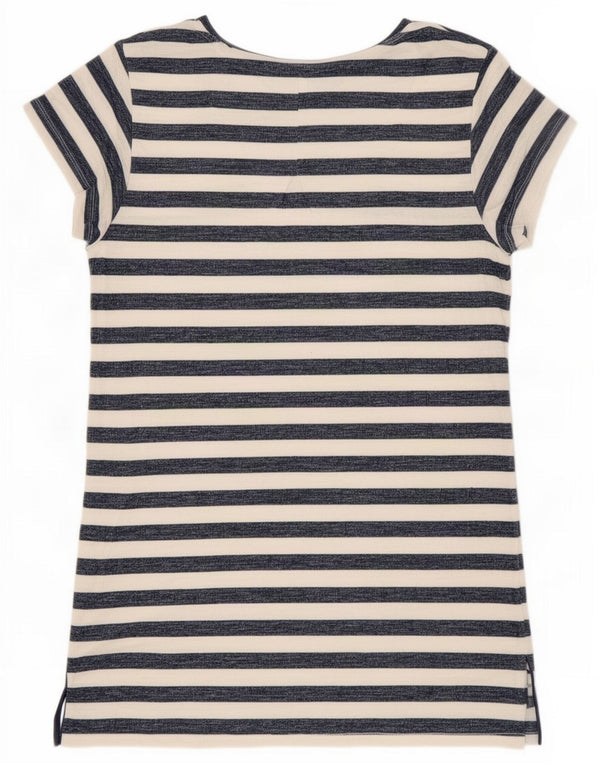 Γυναικείο μπλουζάκι Fat Face Top 10 Small Navy Blue ριγέ βισκόζη