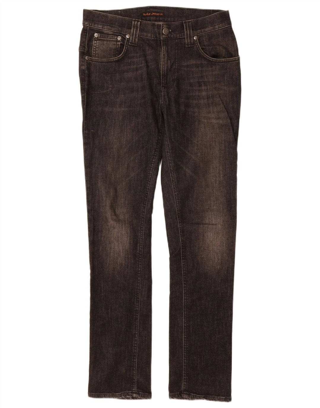 NUDIE Γυναικείο Slim Jeans W30 L30 Γκρι βαμβακερό