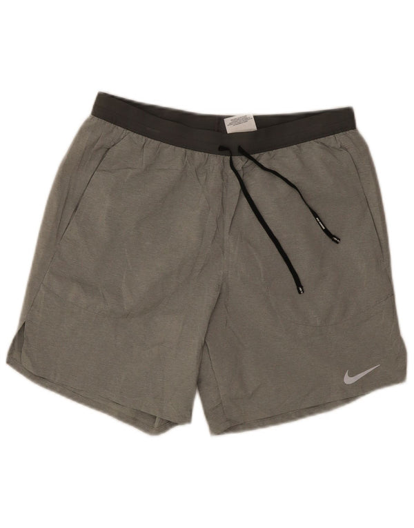 Γυναικείο αθλητικό σορτς Nike Dri Fit UK 10 Small Grey Polyester