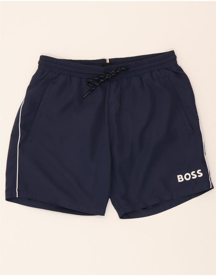 Ανδρικό σορτς κολύμβησης Hugo Boss Small Navy Blue