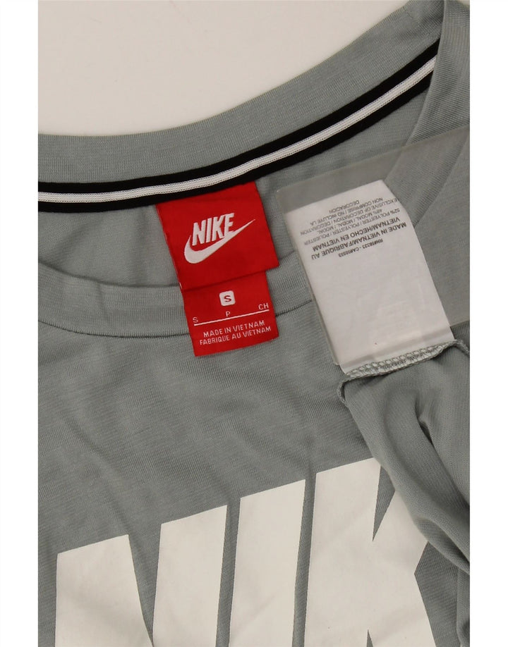 Ανδρικό γραφικό γιλέκο Nike Μικρό γκρι πολυεστέρας