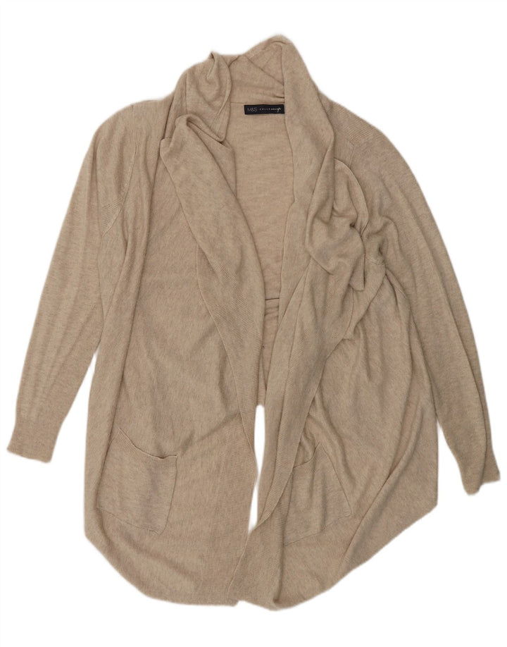 Marks & Spencer Γυναικείο ανοιχτό πουλόβερ UK 10 Small Beige