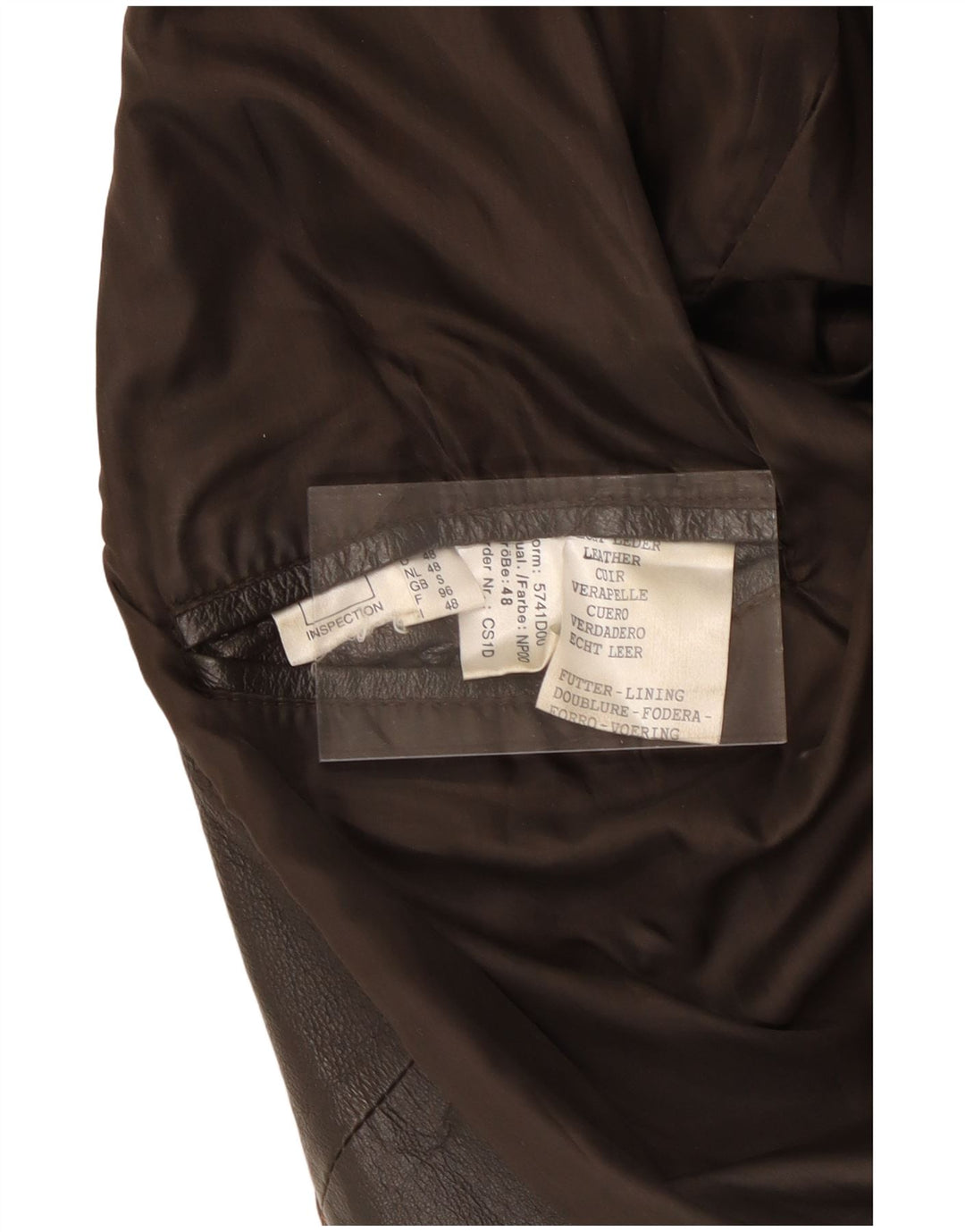 Ανδρικό δερμάτινο μπουφάν VINTAGE Loose Fit UK 36 Small Brown Leather