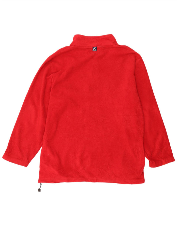 Γραφικό ανδρικό φερμουάρ Nautica Fleece Jumper XL Red Polyester