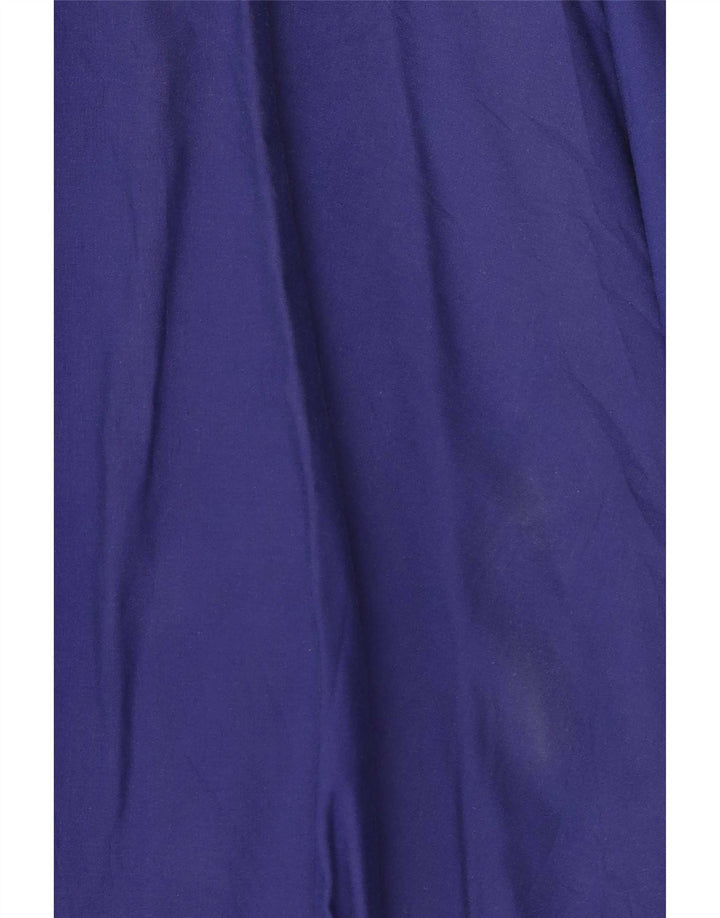 Vintage Γυναικεία Flared Φούστα IT 44 Medium L28 Blue Cotton
