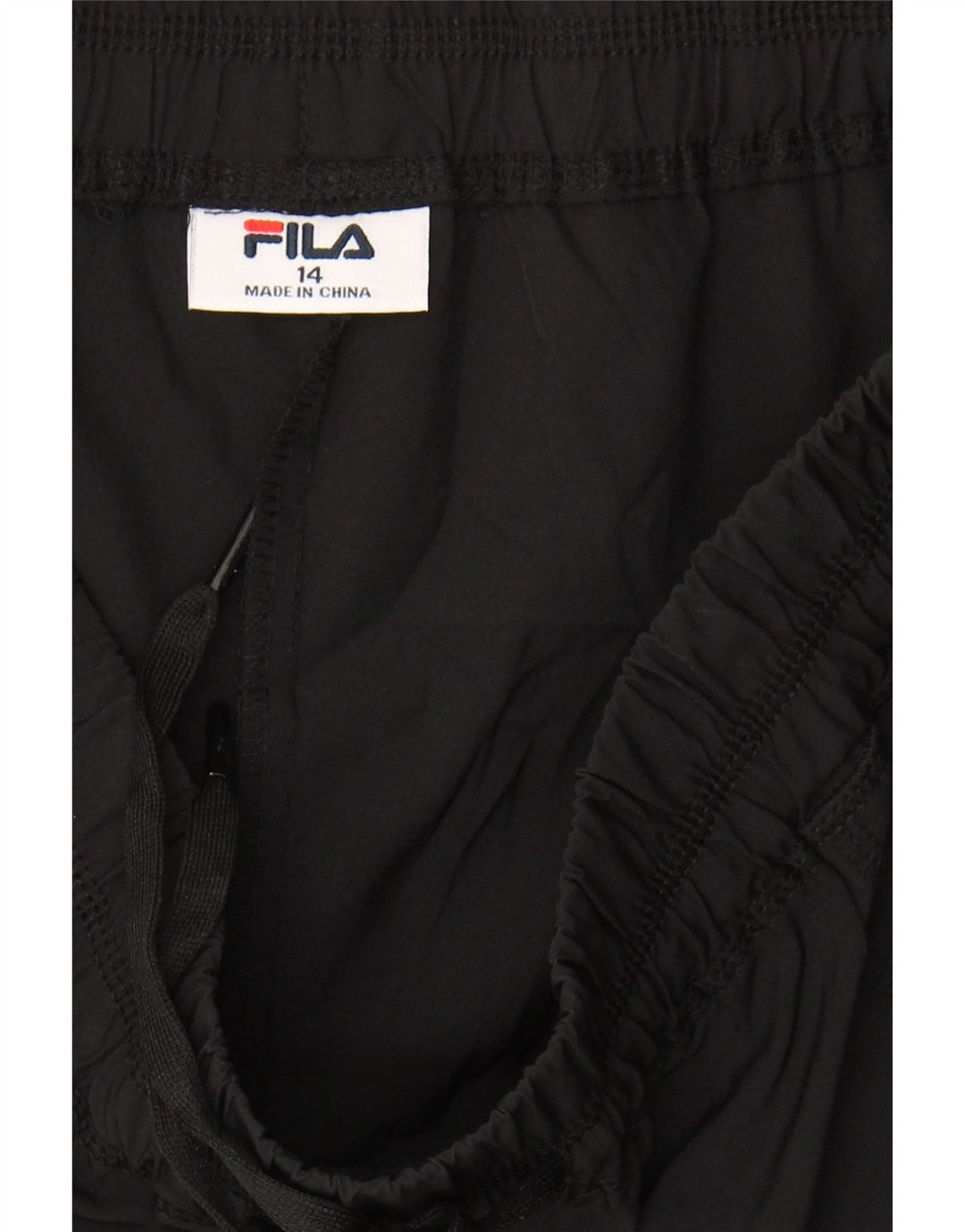 FILA Womens Tracksuit Trousers Joggers UK 14 Large Black Polyester