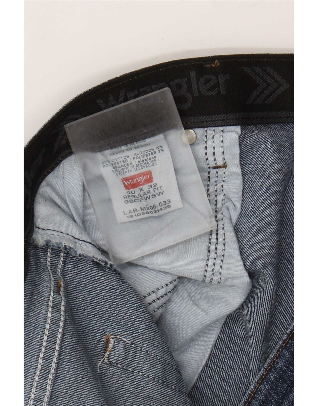 Wrangler Ανδρικό τζιν Capri με κανονική εφαρμογή W40 L23 Navy Blue Cotton