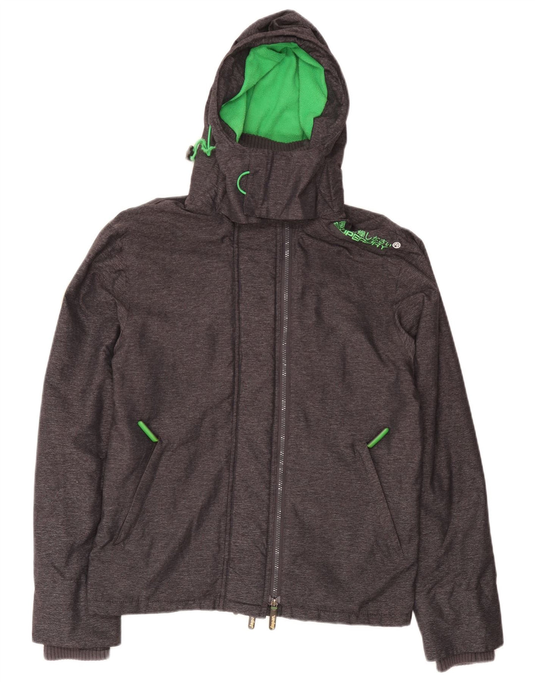 Superdry Ανδρικό Windcheater Windbreaker Jacket UK 38 Medium Grey Flecked