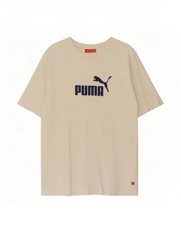 Ανδρικό γραφικό μπλουζάκι Puma Top Medium White
