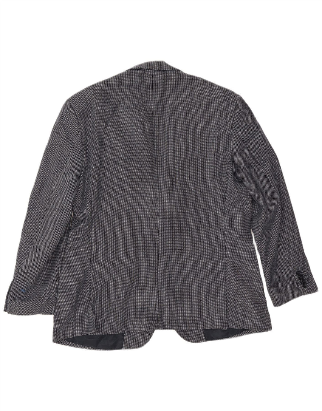 Marks & Spencer Ανδρικό κοντό σακάκι UK 42 Μεγάλο Navy Blue Spotted