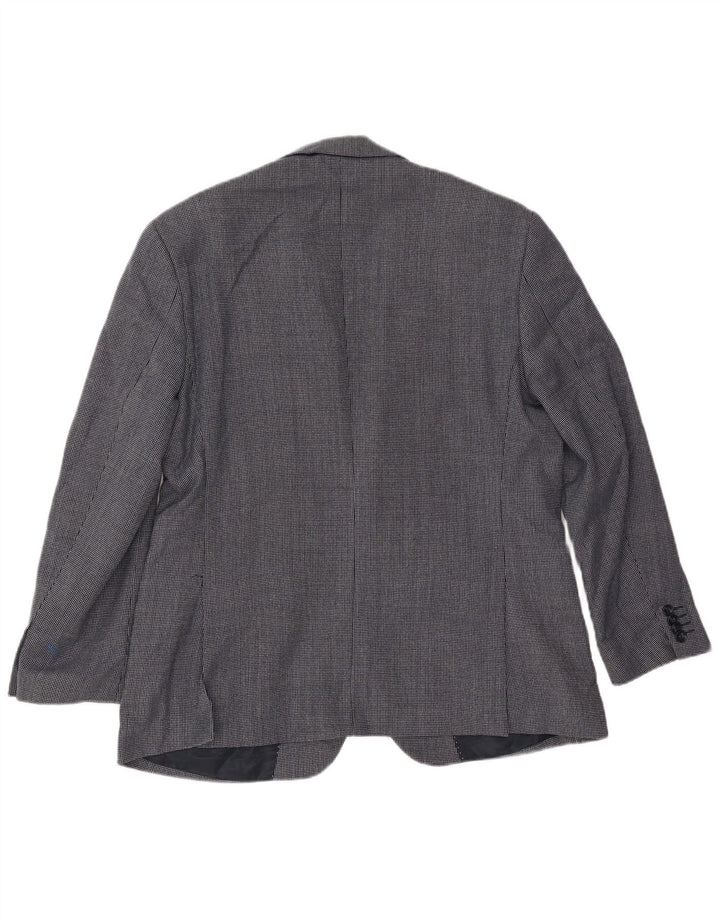 Marks & Spencer Ανδρικό κοντό σακάκι UK 42 Μεγάλο Navy Blue Spotted