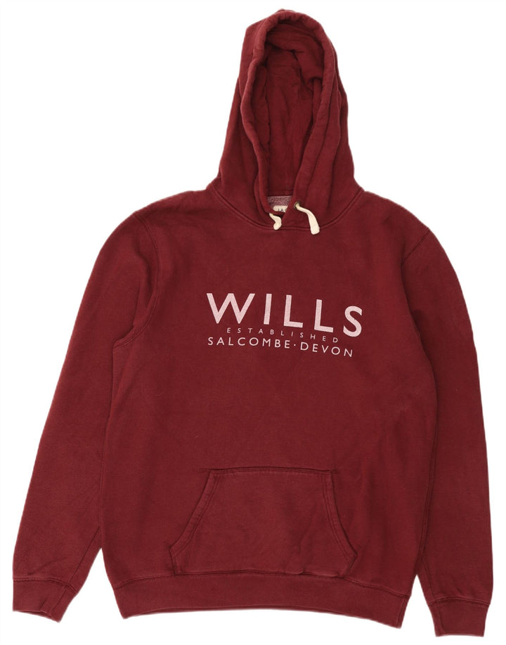 JACK WILLS Ανδρικό Salcombe Devon Graphic Hoodie Jumper Μεσαίο βαμβάκι