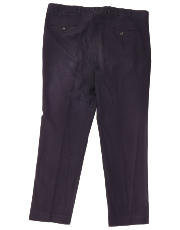 Marks & Spencer Ανδρικό ίσιο κανονικό παντελόνι W38 L31 Navy Blue