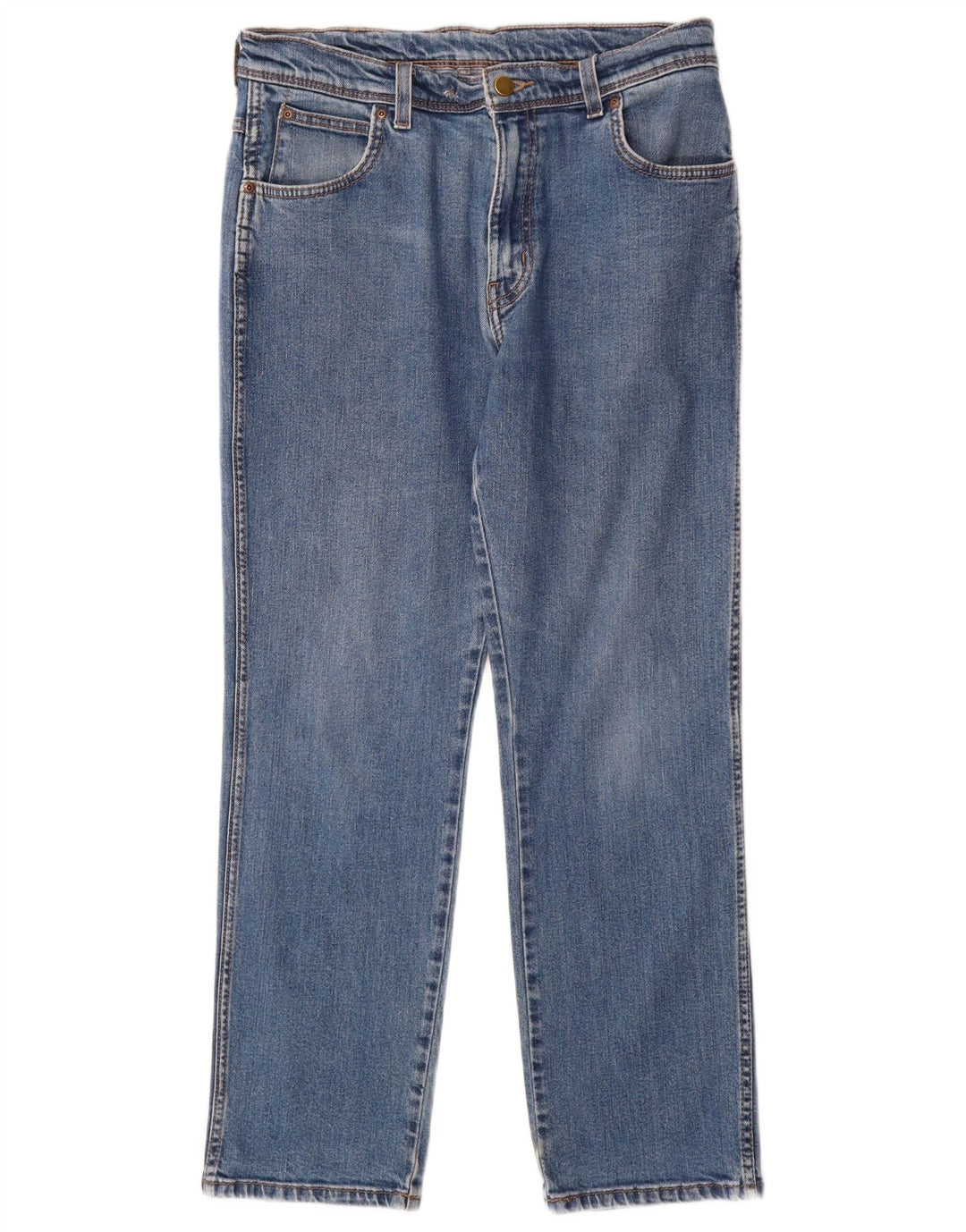 Ανδρικό τζιν WRANGLER Regular Fit ίσιο W34 L30 Μπλε βαμβακερό