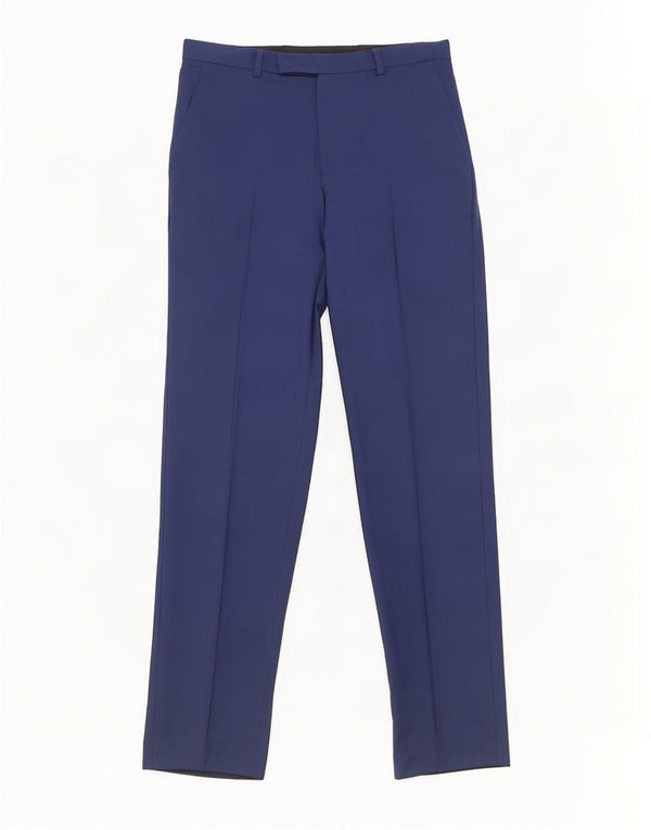Hugo Boss Ανδρικό Slim Casual Παντελόνι UK 46 Small W30 L30 Navy Blue