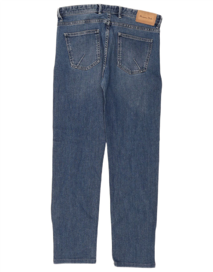 Massimo Dutti Ανδρικό Slim Jeans EU 42 Large W32 L30 Blue