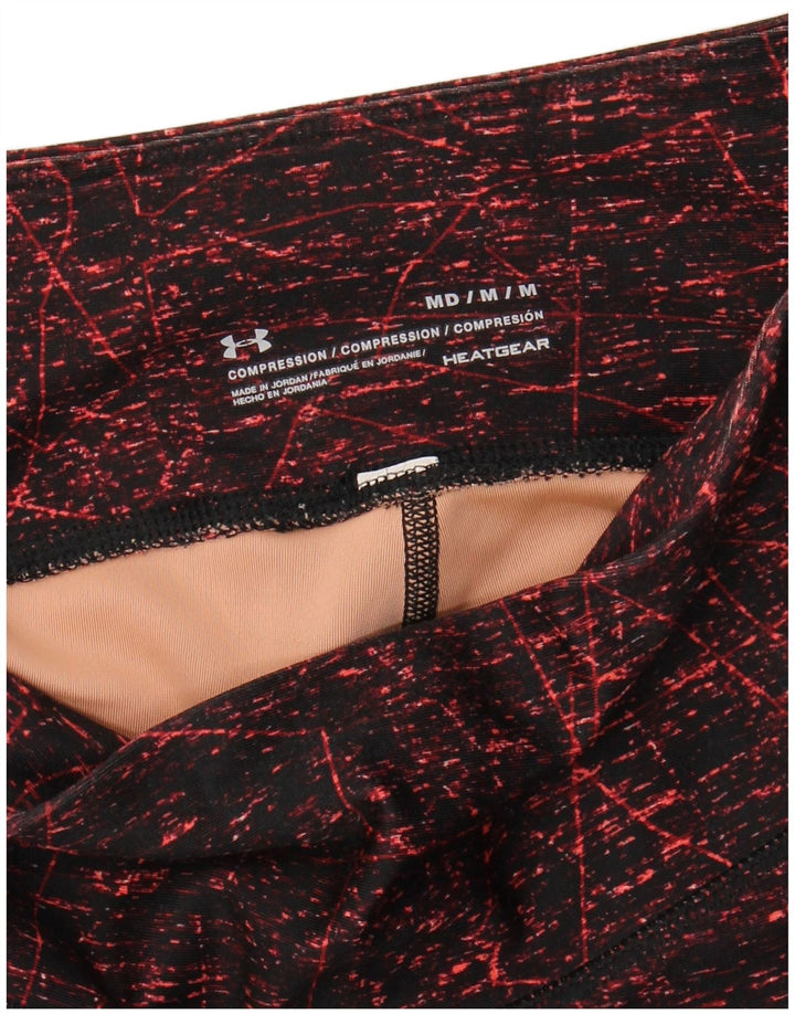 Γυναικεία κολάν θερμότητας UNDER Armour UK 12 Medium Burgundy Colourblock