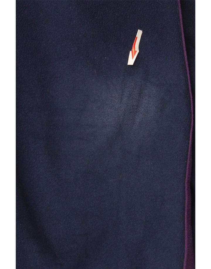 Fila Ανδρικό Fleece Jacket UK 40 Large Navy Blue Colourblock