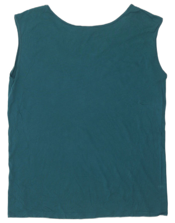 Γυναικείο γραφικό γιλέκο Adidas Top UK 14 Medium Blue