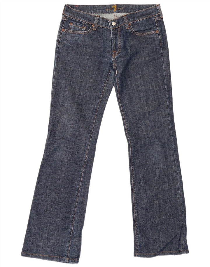 7 For All Mankind Womens Bootcut Jeans W29 L32 Blue Cotton