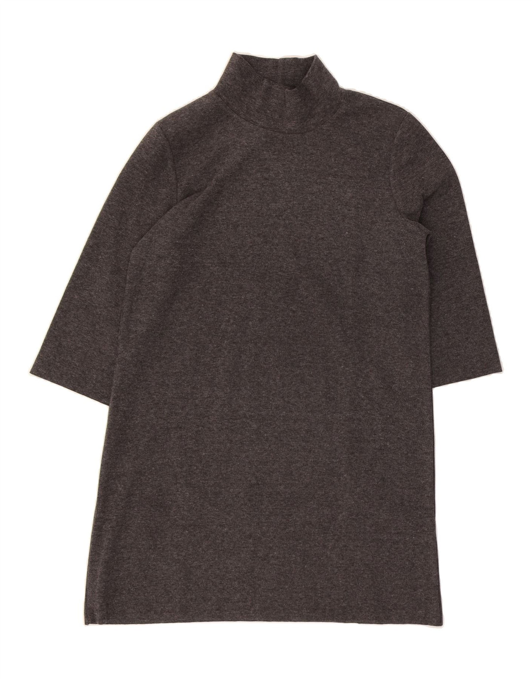 ZARA Womens 3/4 Sleeve Jumper Dress UK 12 Medium Grey Vintage Zara and Second-Hand Zara from Messina Hembry 