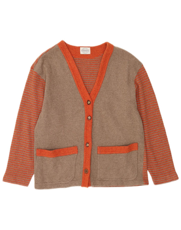 Γυναικείο πουλόβερ Newpenny UK 16 μεγάλο γκρι ριγέ μαλλί