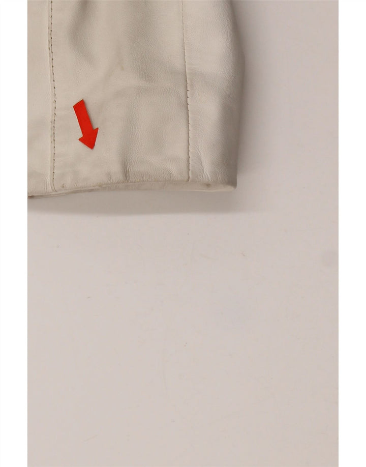 Conbipel Γυναικείο Biker Jacket IT 42 Medium White Leather