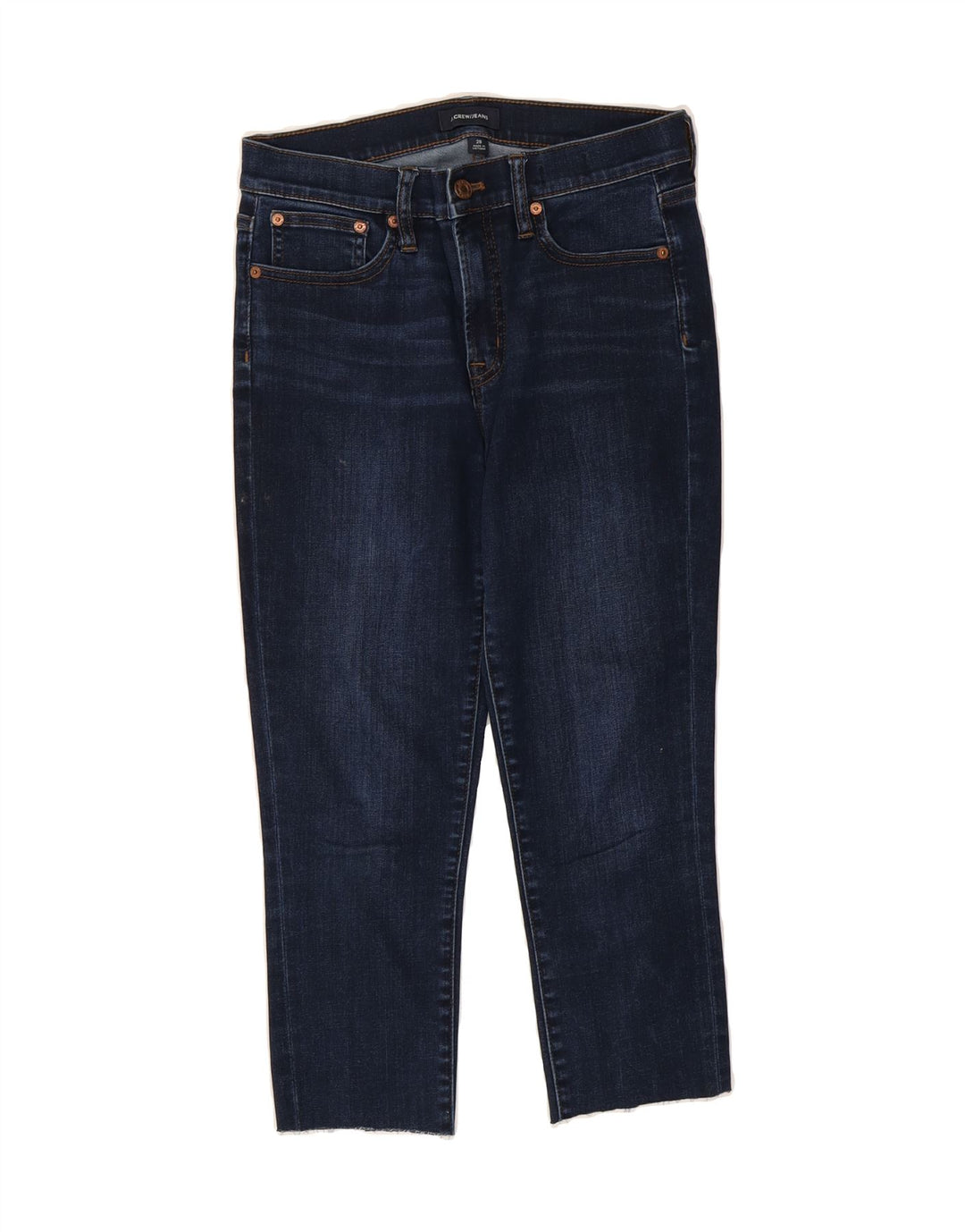 J. CREW Womens Capri Jeans W28 L21 Blue Cotton Vintage J. Crew and Second-Hand J. Crew from Messina Hembry 