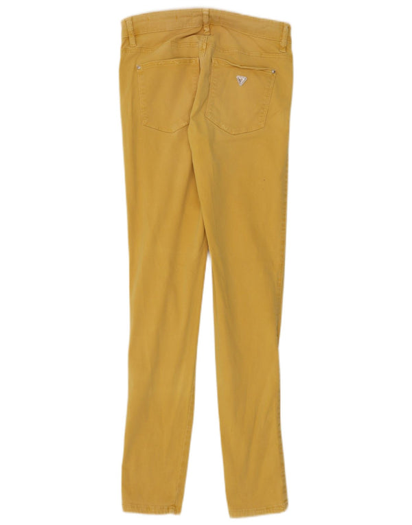 Guess Γυναικείο Skinny Jeans W26 L30 Κίτρινο Βαμβακερό
