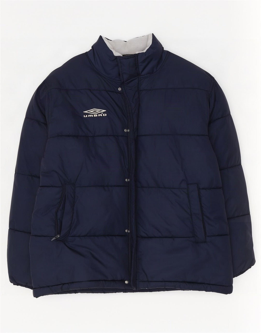 Ανδρικό μπουφάν Umbro με επένδυση UK 42 XL Navy Blue Nylon