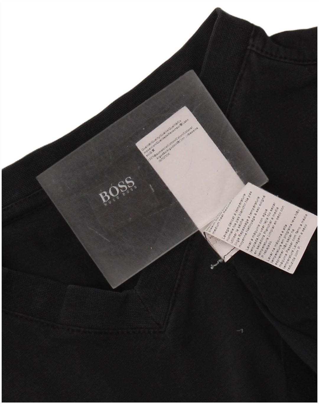 Ανδρικό μπλουζάκι HUGO BOSS Μπλουζάκι μεσαίο μπλε βαμβακερό