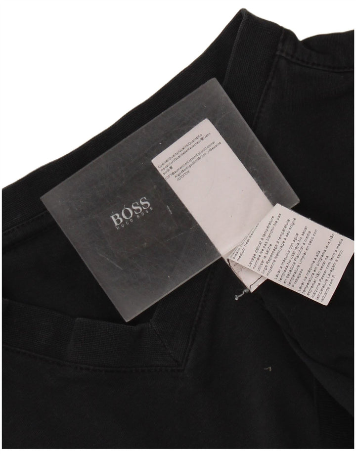 Ανδρικό μπλουζάκι HUGO BOSS Μπλουζάκι μεσαίο μπλε βαμβακερό