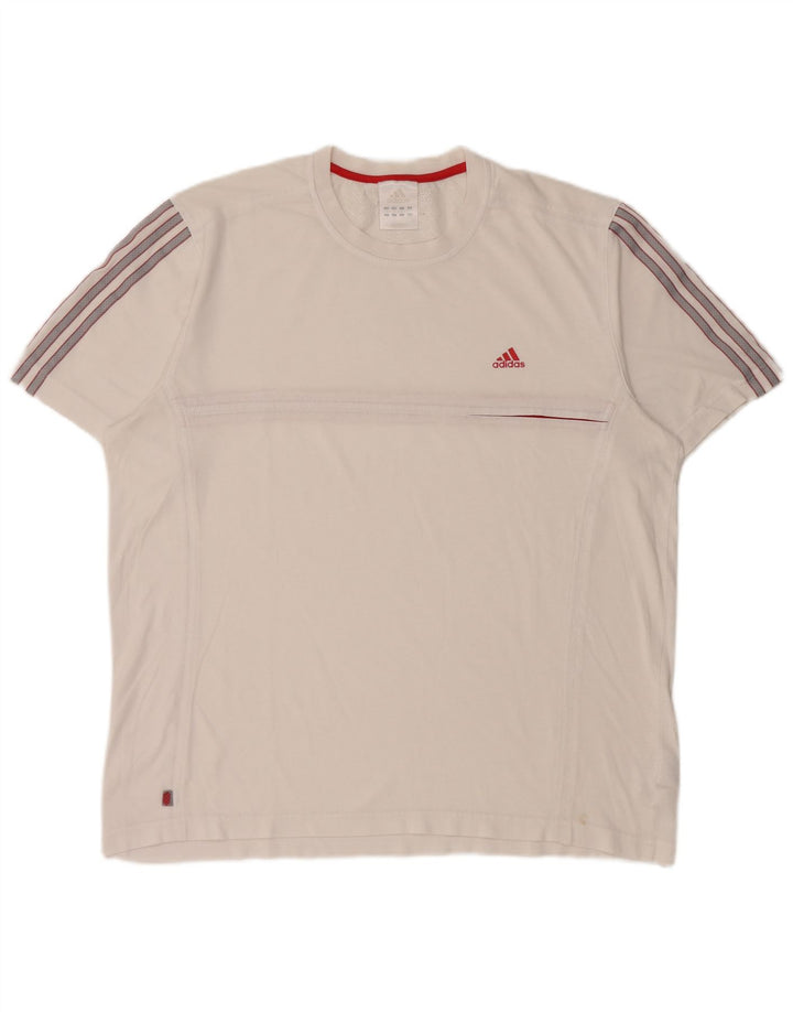 Ανδρικό T-Shirt Adidas Top XL Λευκό βαμβακερό