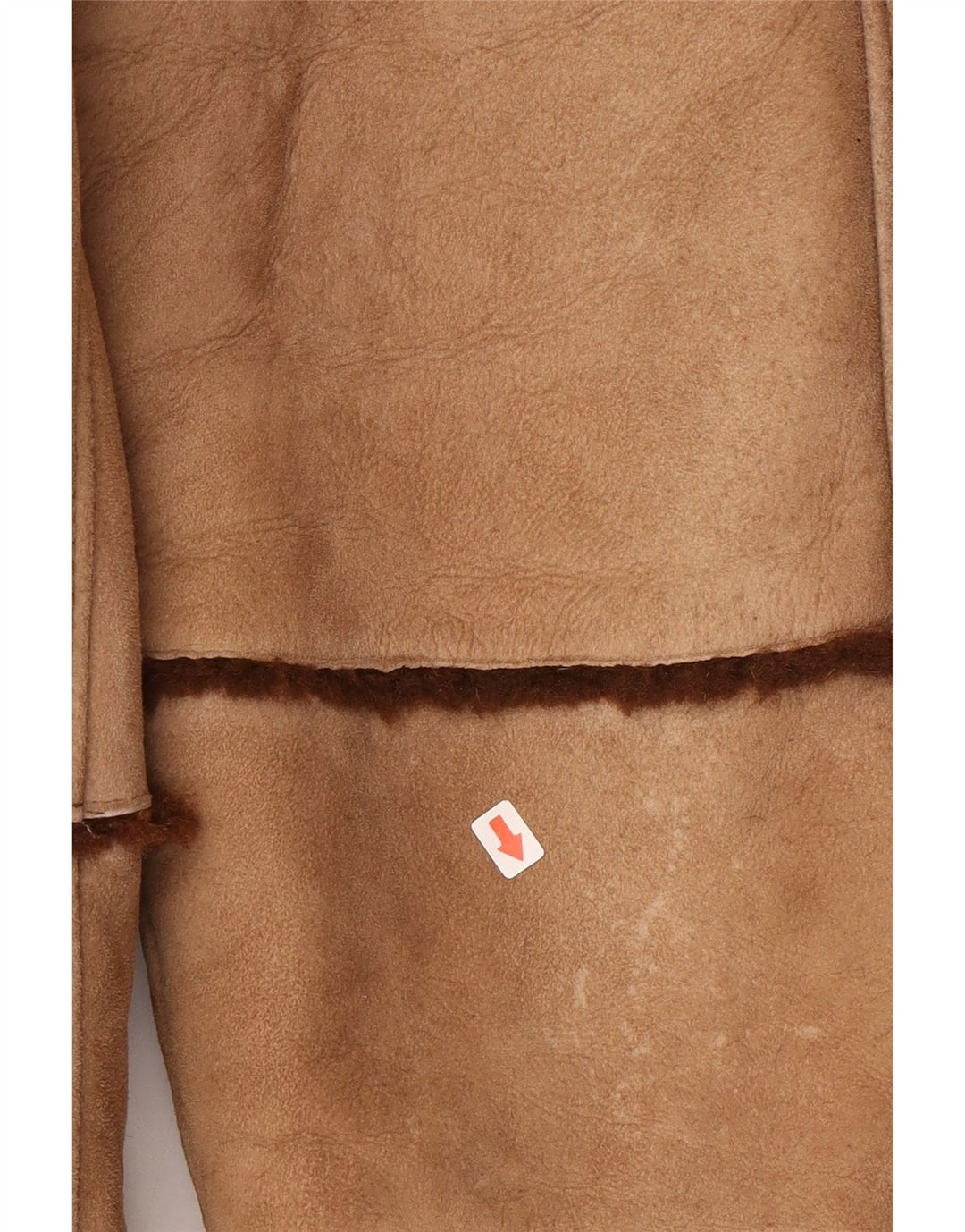 Vintage Γυναικείο Παλτό Shearling UK 16 Large Beige