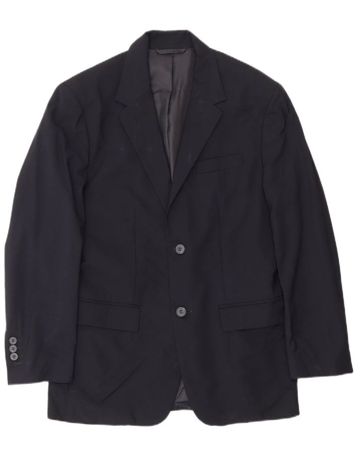Ανδρικό μπουφάν μπλέιζερ Cos 2 κουμπιών EU 46 Small Navy Blue Wool