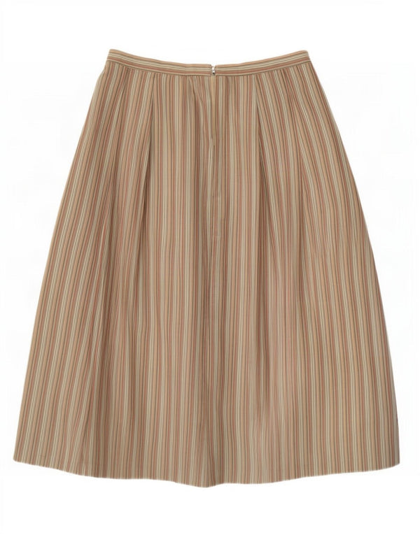 Country Collection Γυναικεία Midi Φούστα UK 18 XL W34 Khaki Pinstripe