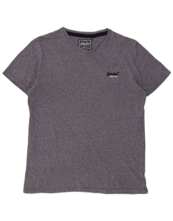 Ανδρικό T-Shirt Superdry Top XL Navy Blue από βαμβακερό ύφασμα