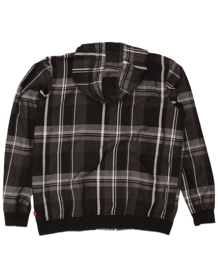 O'Neill Ανδρικό μπουφάν με κουκούλα Bomber UK 46 2XL Black Check Polyester