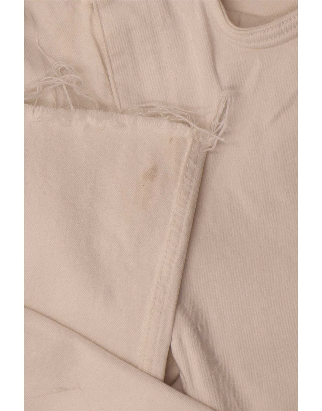 Zara Γυναικείο Τζιν μποτάκι EU 40 Medium W30 L25 Λευκό βαμβακερό