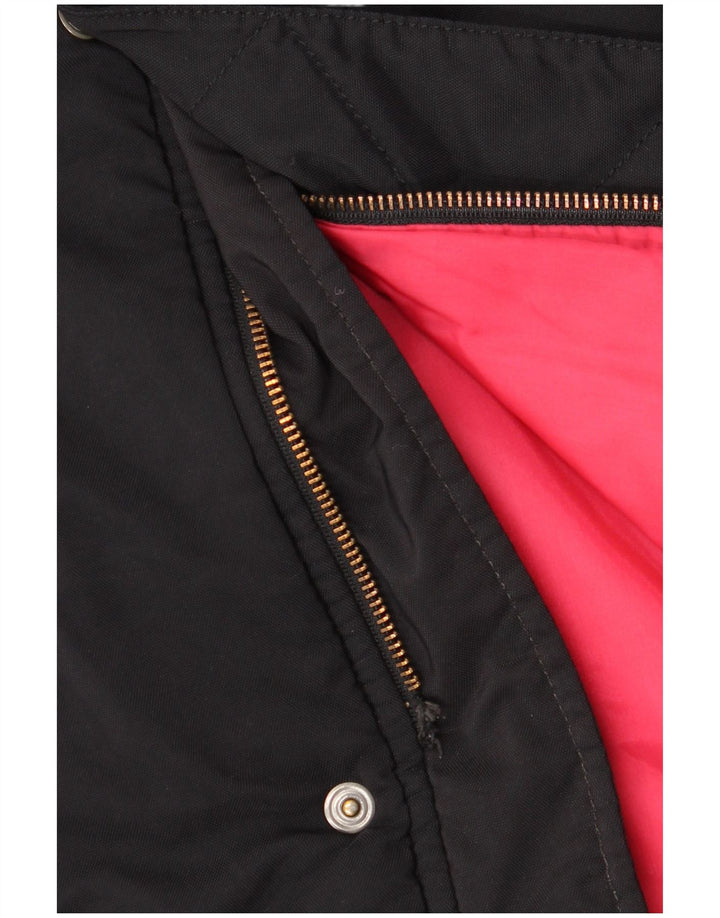 Lee Γυναικείο παλτό με κουκούλα UK 10 Small Black