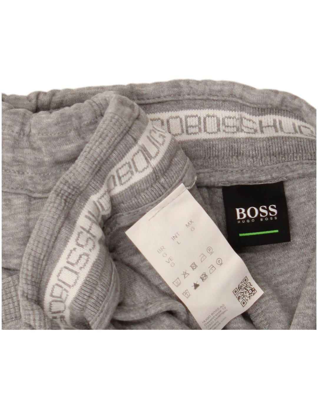 Ανδρική φόρμα HUGO BOSS Παντελόνι Joggers Μεγάλο Γκρι βαμβακερό