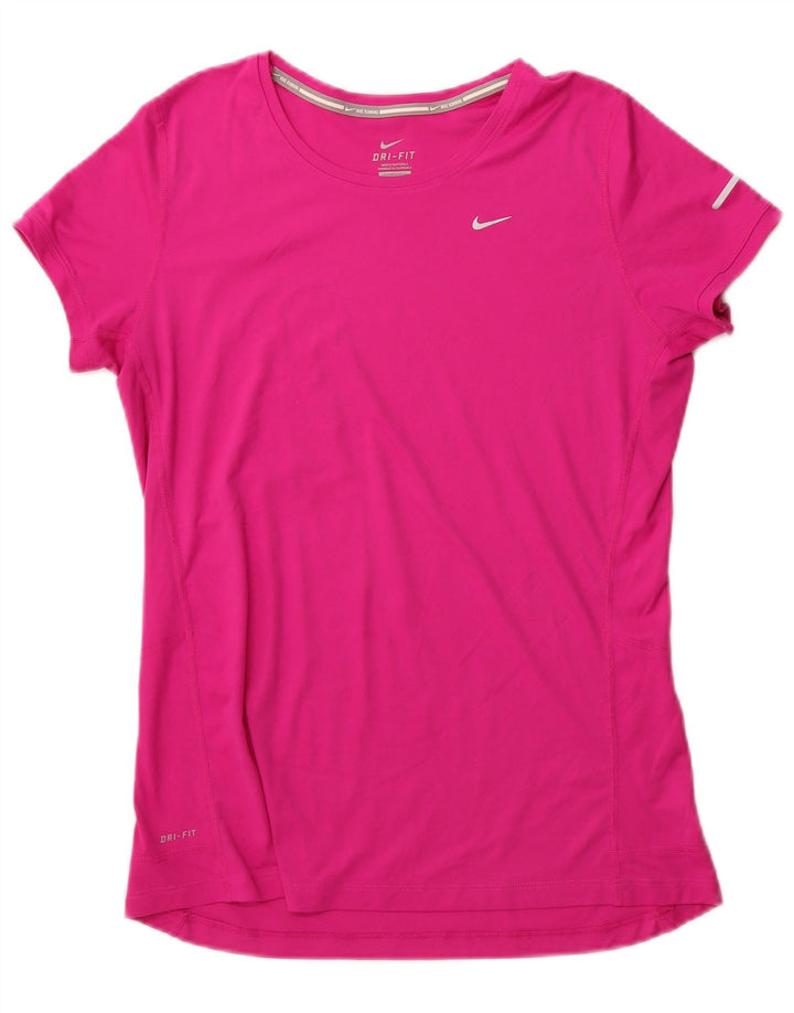 Γυναικείο T-shirt Nike Dri Fit Top UK 14 Large Pink