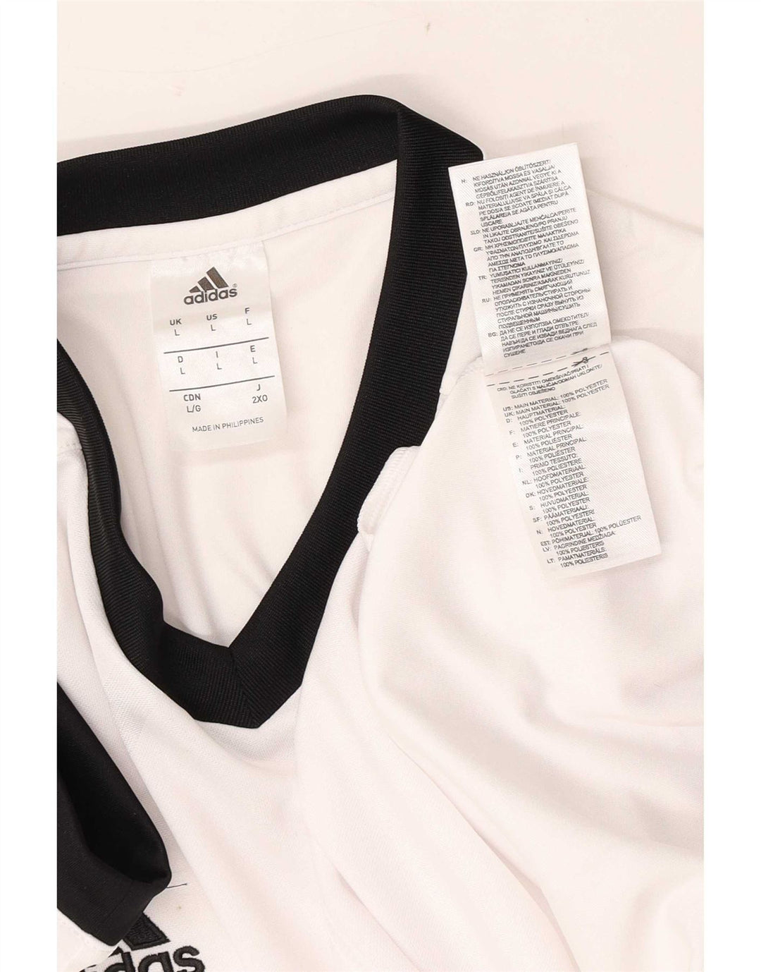 Adidas Ανδρικό T-Shirt Climalite Top Large White Polyester
