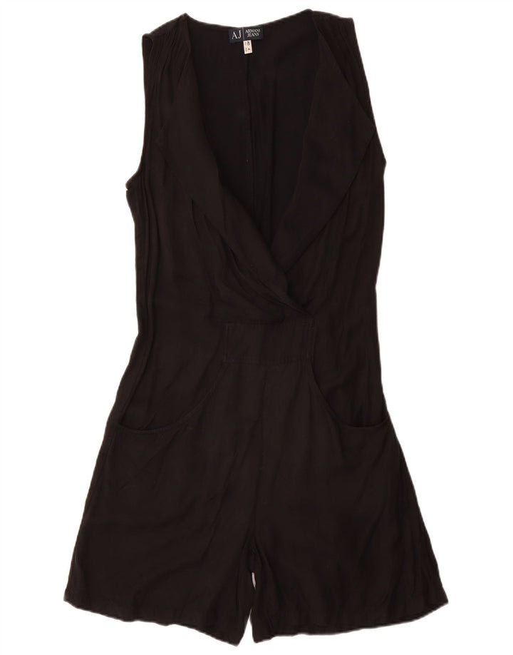 Armani Jeans Γυναικείο Αμάνικο Playsuit EU 40 Medium Black Viscose