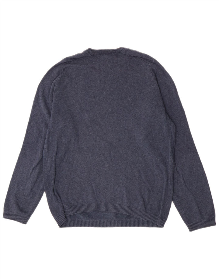 Ανδρικό πουλόβερ Penguin Crew Neck Jumper Μικρό Μπλε Βαμβακερό